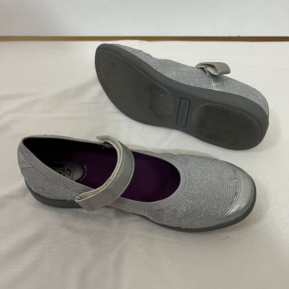 Hush Puppies Girls Reese Sport Sneaker Silver Size 5.5 - Picture 4 of 7